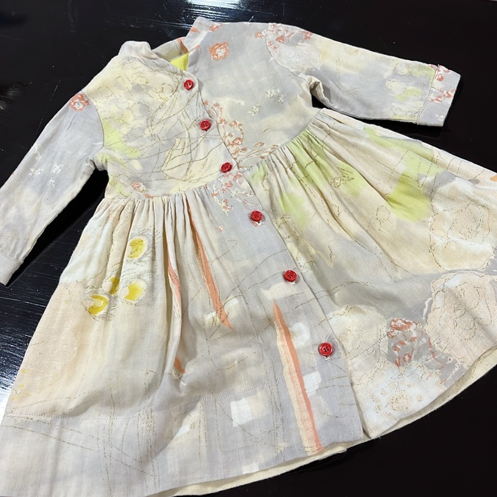 BIJOU Savage Clothier floral dress, size 4 toddler, good condition.